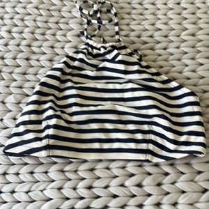 Jcrew striped bathing suit top